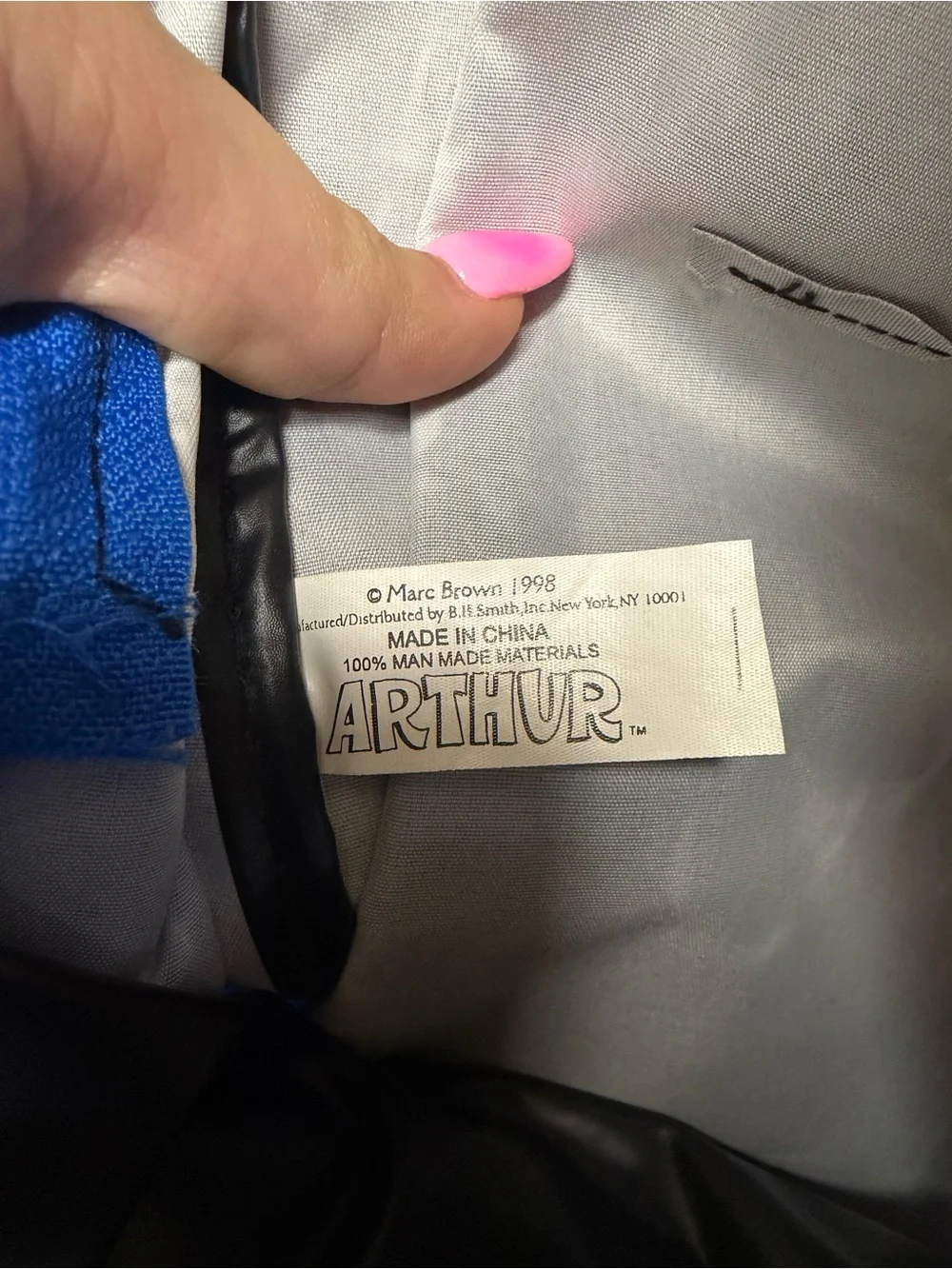 Arthur Kids' Blue & Yellow School Backpack